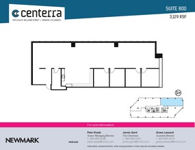 1873 S Bellaire St, Denver, CO à louer Plan d’étage– Image 1 sur 2