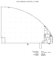 1244-1288 Silber Rd, Houston, TX à louer Plan d’étage– Image 1 sur 1
