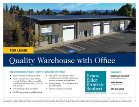 2063 Roosevelt Blvd, Eugene, OR à louer Photo intérieure– Image 2 sur 5