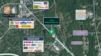Plus de détails pour 3420 & 3422 Battleground Ave, Greensboro, NC - Terrain à vendre