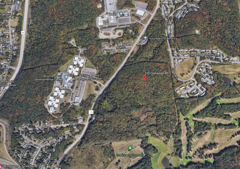 270 Glenwood Rd, Dickinson Township, NY à vendre - Aérien – Image 2 sur 5