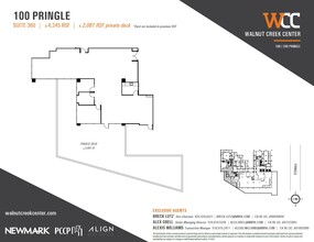 100 Pringle Ave, Walnut Creek, CA à louer Plan d’étage– Image 1 sur 1