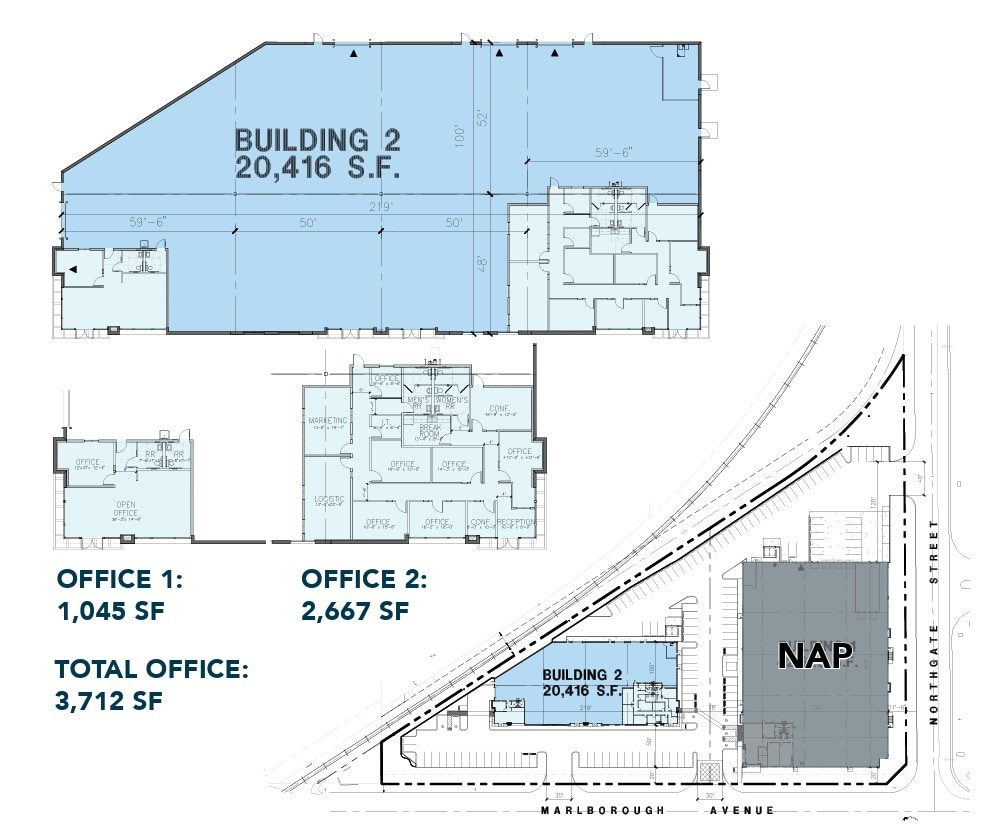 975 Marlborough Ave, Riverside, CA à louer Plan d’étage– Image 1 sur 1