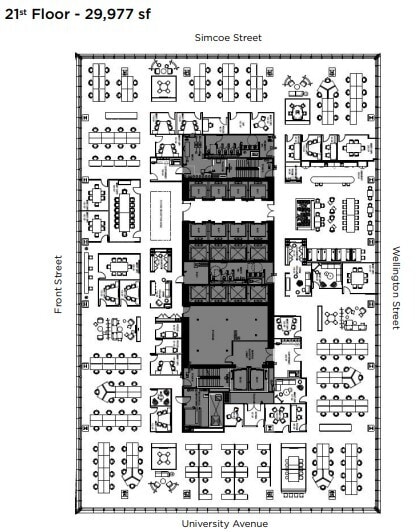 160 Front St W, Toronto, ON à louer Plan d’étage– Image 1 sur 1