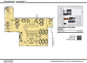 807 E Main St, Durham, NC à louer Plan d’étage– Image 2 sur 2