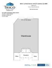 3911-3921 E La Palma Ave, Anaheim, CA à louer Plan d’étage– Image 1 sur 1