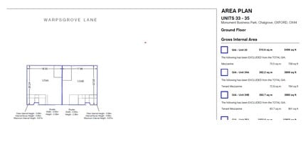 Warpsgrove Ln, Chalgrove à louer Plan d’étage– Image 1 sur 1