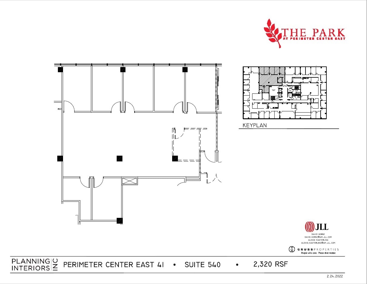 41 Perimeter Ctr E, Atlanta, GA à louer Plan d’étage– Image 1 sur 1