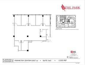 41 Perimeter Ctr E, Atlanta, GA à louer Plan d’étage– Image 1 sur 1