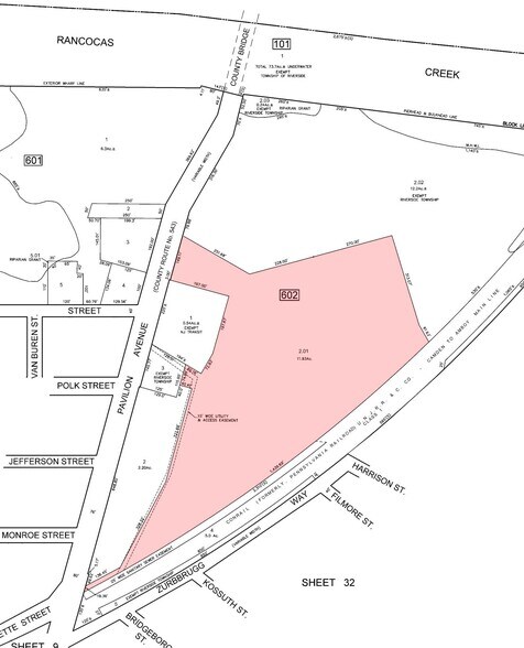 515 N Pavilion Ave, Riverside, NJ à louer - Plan cadastral – Image 2 sur 2