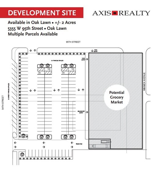 5355 W 95th St, Oak Lawn, IL à louer - Plan de site – Image 2 sur 2