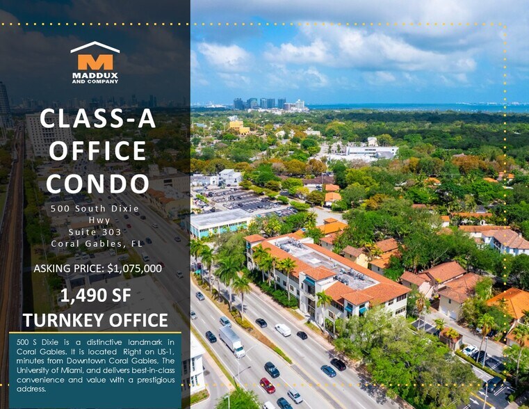 500 S Dixie Hwy, Coral Gables, FL à vendre - Photo de l’immeuble – Image 1 sur 10