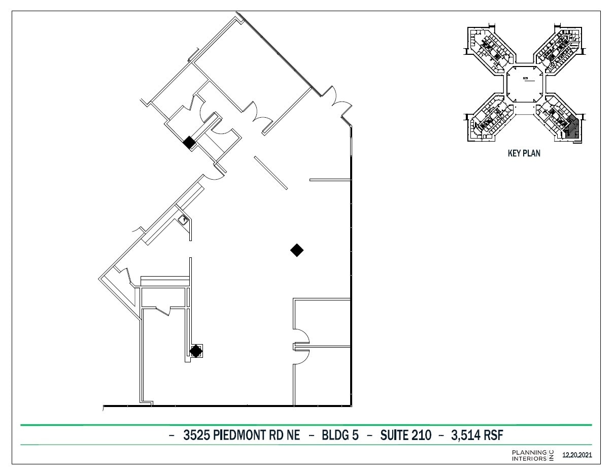 3495 Piedmont Rd NE, Atlanta, GA à louer Plan d’étage– Image 1 sur 1