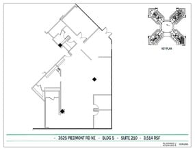 3495 Piedmont Rd NE, Atlanta, GA à louer Plan d’étage– Image 1 sur 1