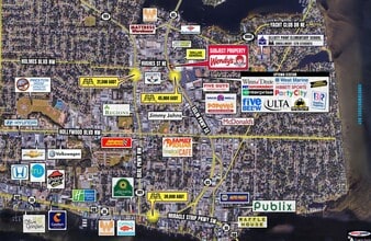 145 Eglin Pky NE, Fort Walton Beach, FL - Vue aérienne vue de carte - Image1