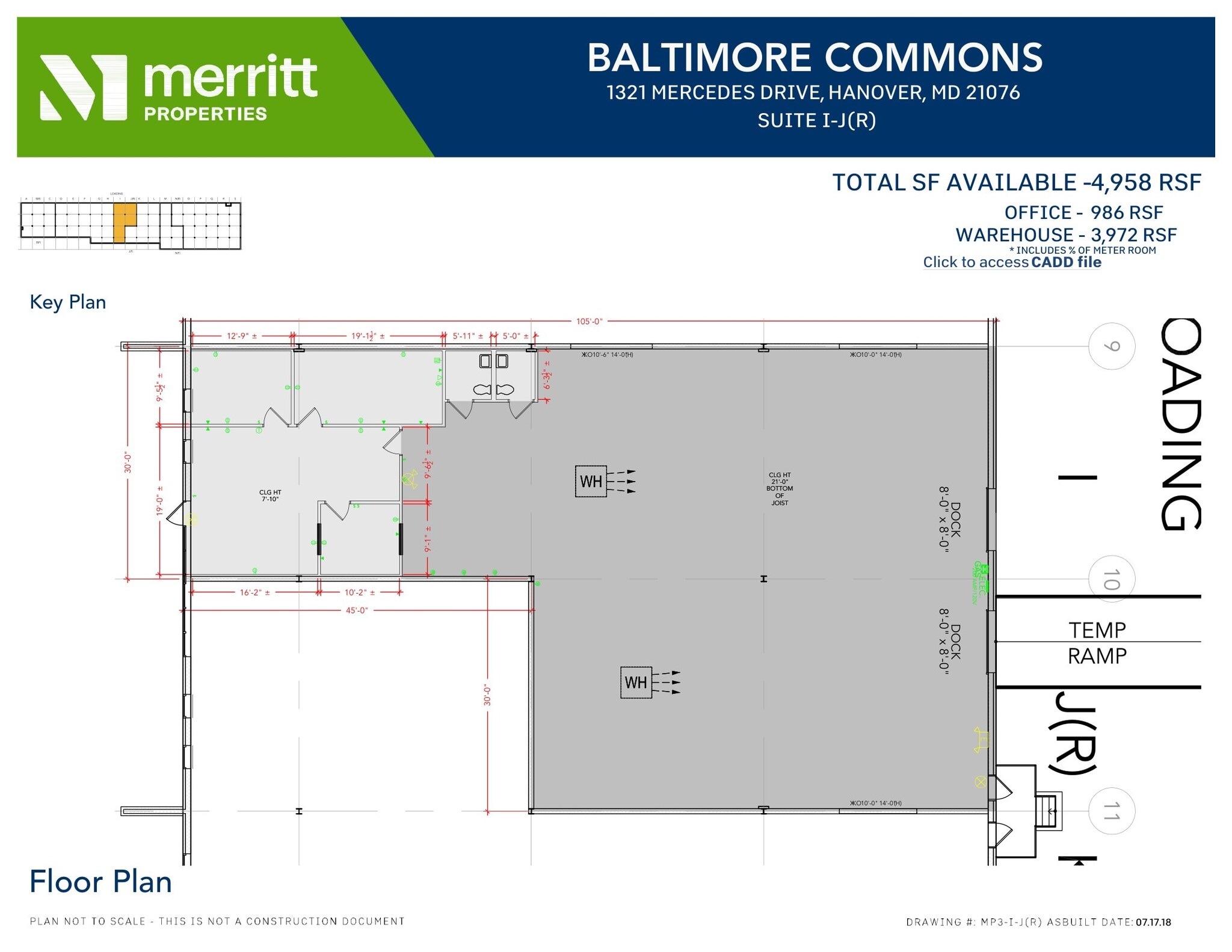 7455 New Ridge Rd, Hanover, MD à louer Plan d’étage– Image 1 sur 1