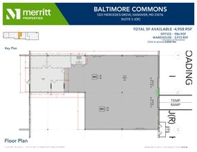 7455 New Ridge Rd, Hanover, MD à louer Plan d’étage– Image 1 sur 1