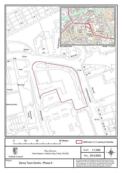 Fk6 6fa, Denny à vendre - Plan de site – Image 2 sur 2