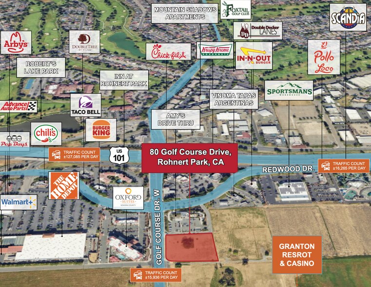 80 Golf Course Rd, Rohnert Park, CA à louer - Photo de l’immeuble – Image 2 sur 4