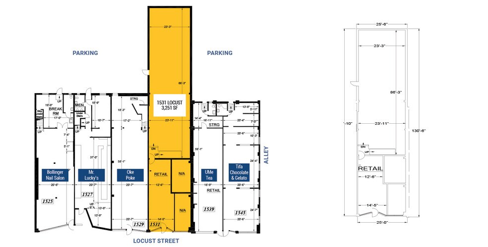 1525-1531 Locust St, Walnut Creek, CA à louer - Plan d’étage – Image 2 sur 6