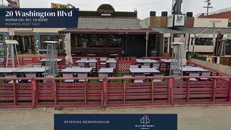 Plus de détails pour 20 Washington Blvd, Venice, CA - Local commercial à louer