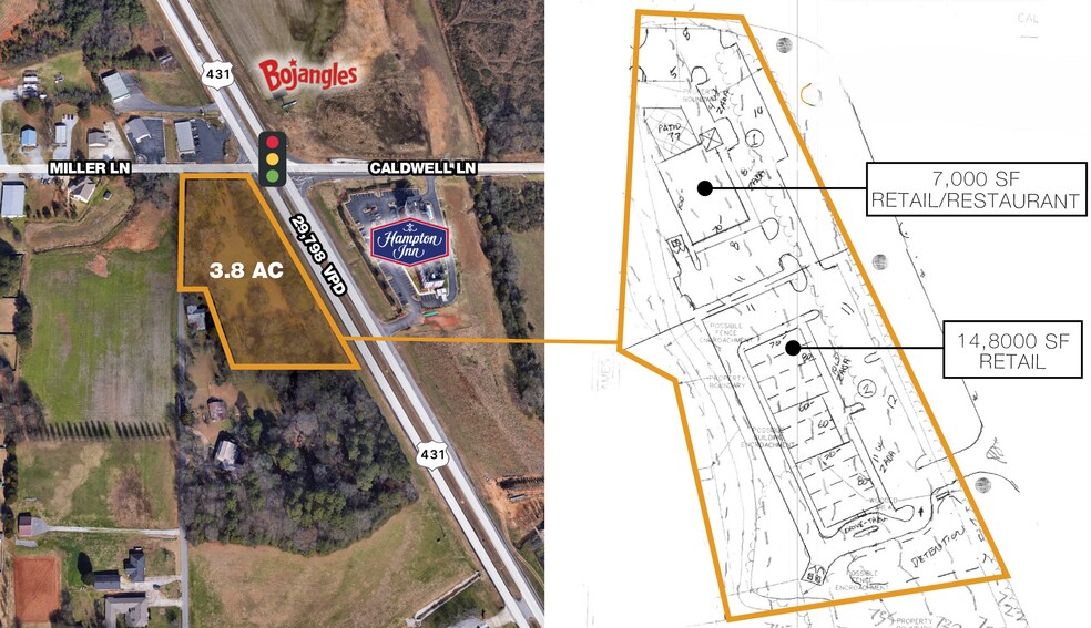 Highway 431, Hampton Cove, AL à vendre - Plan de site – Image 1 sur 3