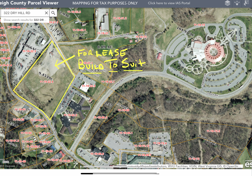 322A Dry Hill Rd, Beckley, WV à louer - Aérien – Image 1 sur 4