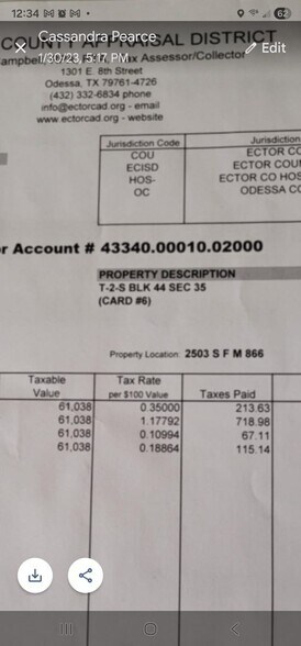 2503 S FM 866, Goldsmith, TX à vendre - Autre – Image 3 sur 20