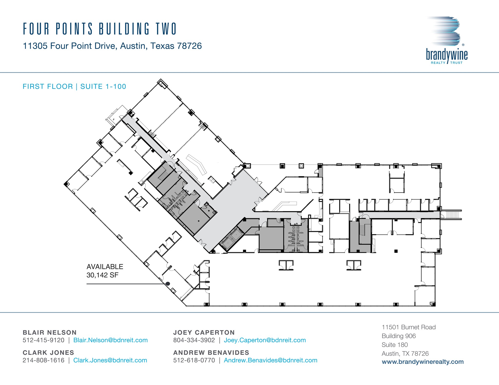 11305 Four Points Dr, Austin, TX à louer Plan de site– Image 1 sur 1