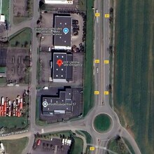 Argancy, MOS - Vue aérienne  vue de carte