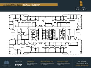 201 S College St, Charlotte, NC à louer Plan d’étage– Image 2 sur 2