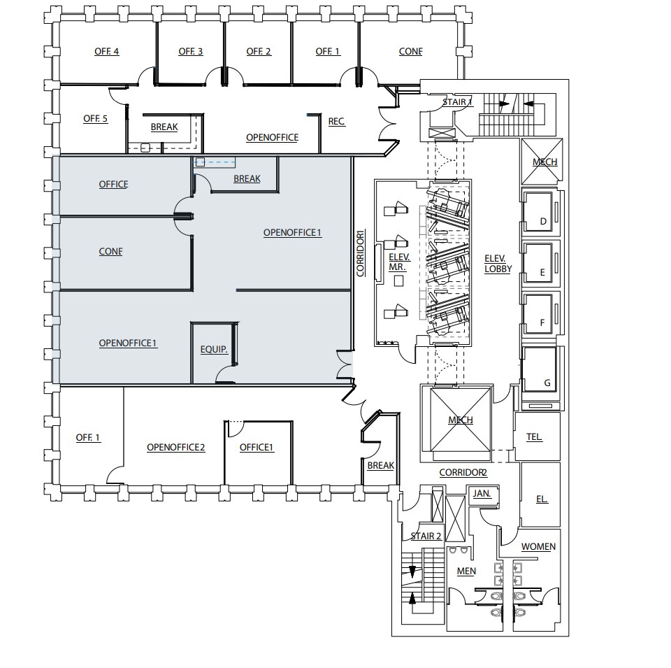 456 Montgomery St, San Francisco, CA à louer Plan d’étage– Image 1 sur 1