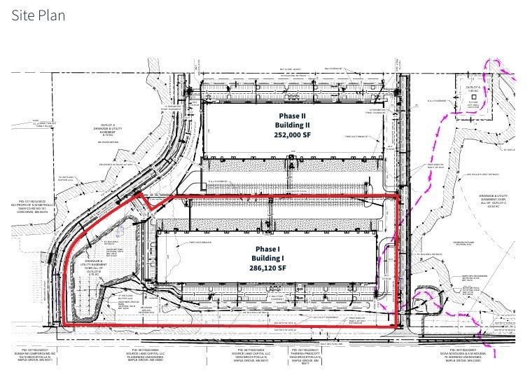 10585 County Road 101, Corcoran, MN à louer Plan de site– Image 1 sur 2