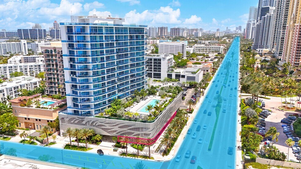 17550 Collins Ave, North Miami Beach, FL à vendre - Photo de l’immeuble – Image 2 sur 10