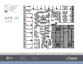 222 S Riverside Plz, Chicago, IL à louer Plan d’étage– Image 1 sur 1