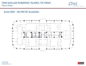 7500 Dallas Pky, Plano, TX à louer Plan de site– Image 1 sur 1