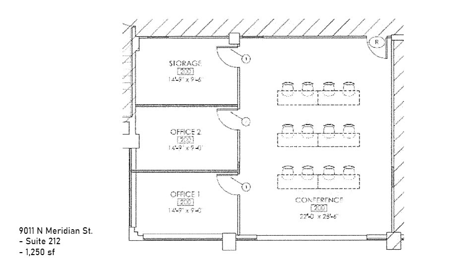 9011 N Meridian St, Indianapolis, IN à louer Plan de site– Image 1 sur 1