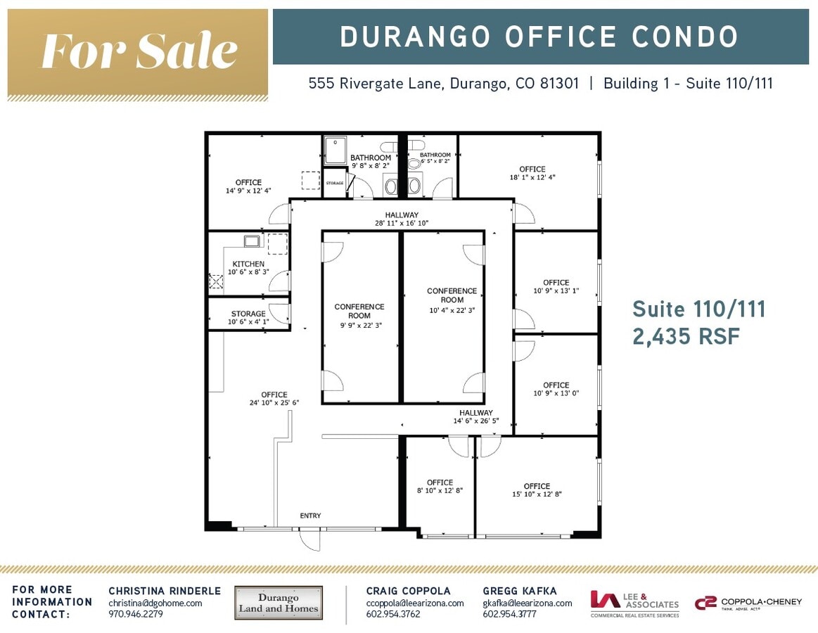 555 Rivergate Ln, Durango, CO 81301 - Lot 110/111 -  - Plan d’étage - Image 1 of 7