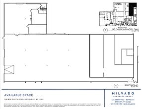 108-122 New South Rd, Hicksville, NY à louer Plan d’étage– Image 1 sur 1