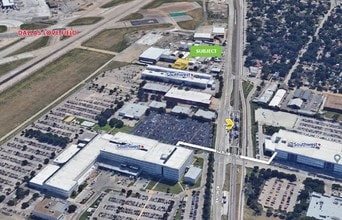 2734 Burbank St, Dallas, TX - VUE AÉRIENNE  vue de carte