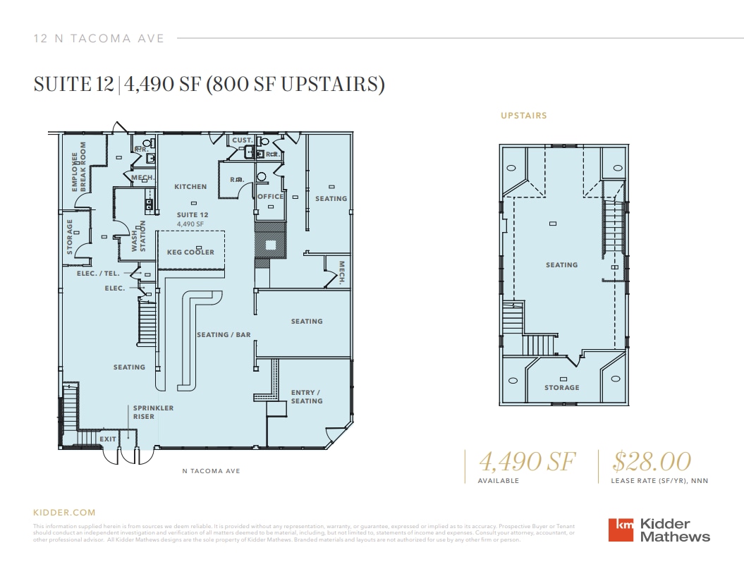 12 N Tacoma Ave N, Tacoma, WA à louer Photo de l’immeuble– Image 1 sur 1