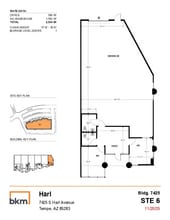 7425 S Harl Ave, Tempe, AZ à louer Plan d’étage– Image 1 sur 1