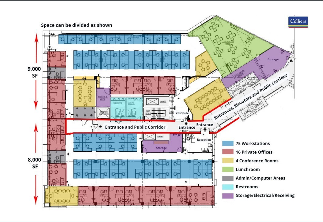 100 Quentin Roosevelt Blvd, Garden City, NY à louer Plan d’étage– Image 1 sur 1