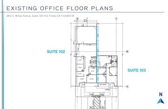 3816 S Willow Ave, Fresno, CA à louer Plan d’étage– Image 1 sur 1