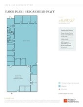 440-456 Oakmead Pky, Sunnyvale, CA à louer Plan d’étage– Image 1 sur 1