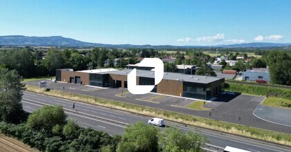 317 Rue Du Vauzel, Ambérieux, RHO - Vue aérienne  vue de carte