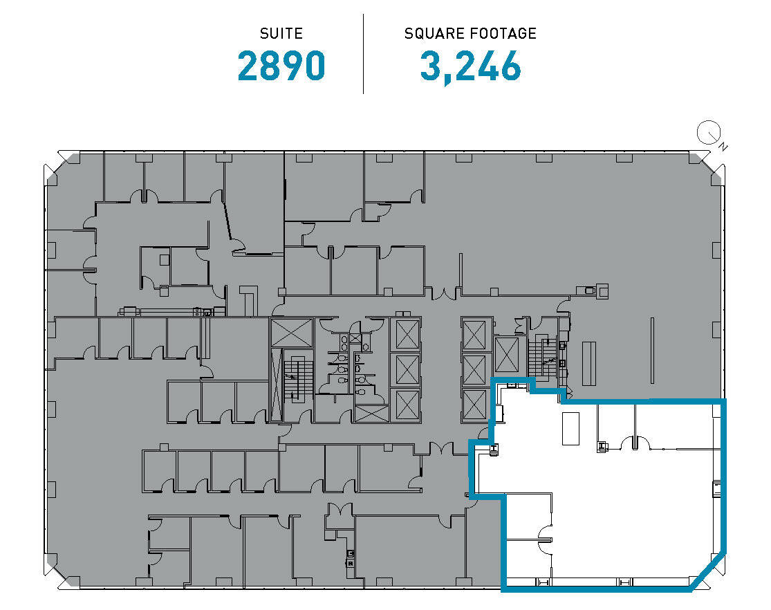 1111 3rd Ave, Seattle, WA à louer Plan d’étage– Image 1 sur 9