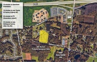 Plus de détails pour 155 Wolfetrail Rd, Greensboro, NC - Terrain à vendre