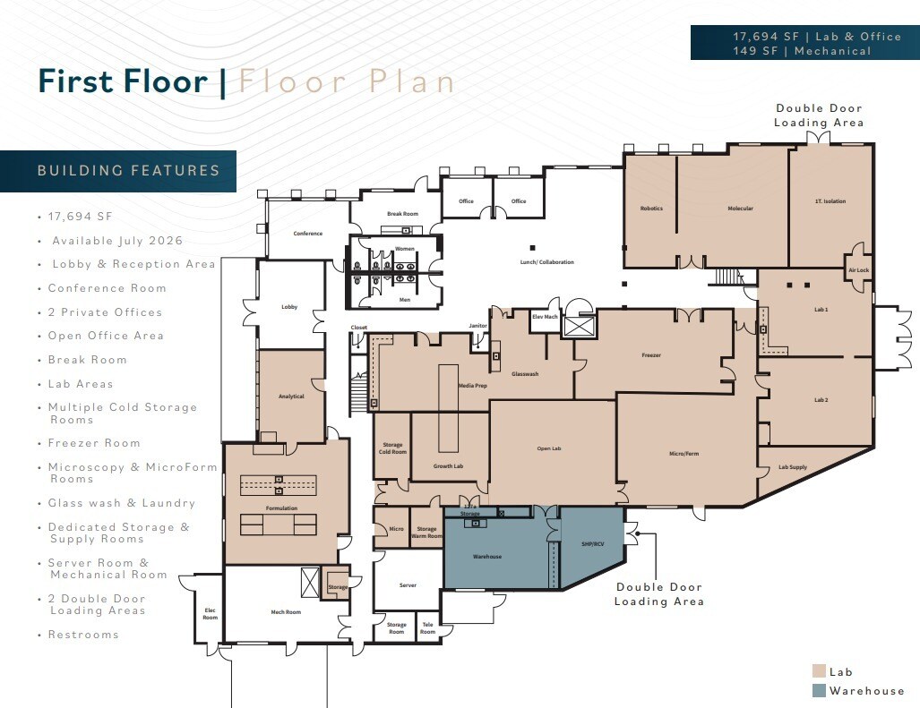 6650 Nancy Ridge Dr, San Diego, CA à vendre Plan d’étage– Image 1 sur 10