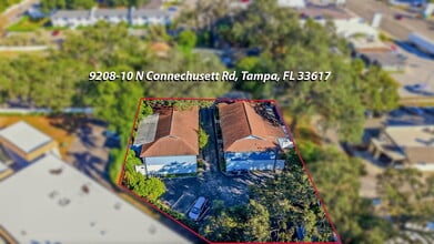 9208 N Connechusett Rd, Tampa, FL - Vue aérienne  vue de carte - Image1